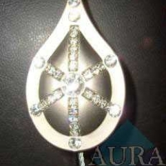 Магниты для штор Aura art. MA-5510- (матовое золото)